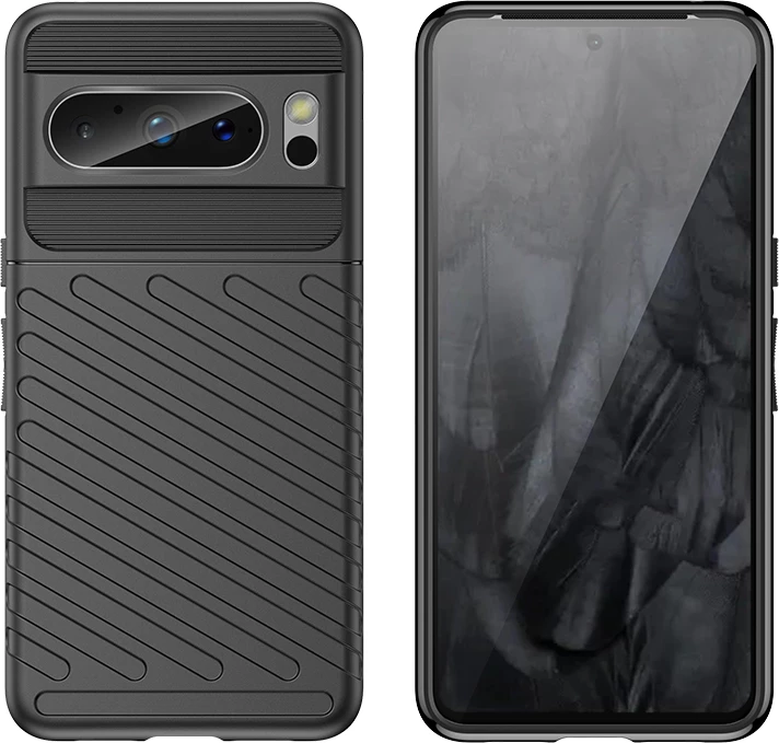 Mbështjellës Hurtel Thunder Case për Google Pixel 8, i zi
