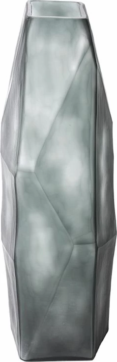 Vazo qelqi, ngjyrë gri, ROCHE, 21x15x38 cm
