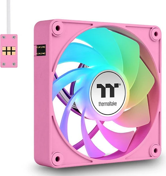 Ventilator kasë Thermaltake CT140 EX Reverse ARGB Sync 140mm 3 copë rozë