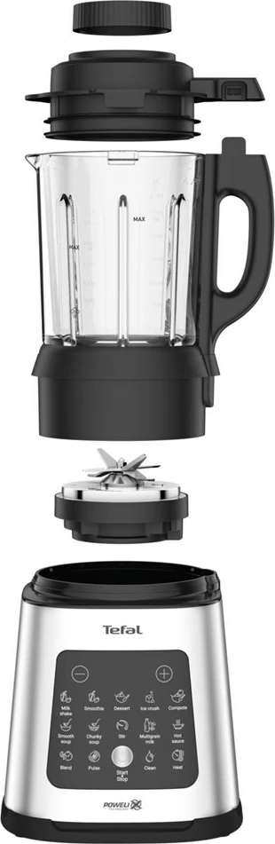 Blender tavoline Tefal Perfectmix Cook BL83SD, 1.75 L, 1400 W, zi/inox