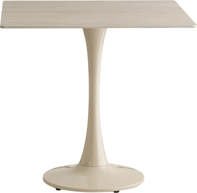 Tavolinë PIETRA, ngjyrë krem, 80x80x75cm