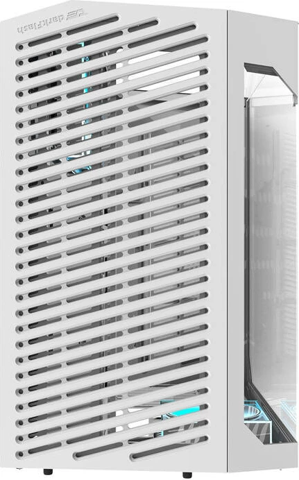 Kasë Darkflash DY470, Midi Tower, 4 ventilatorë, xham i temperuar, e bardhë