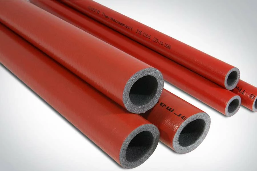 Otulinë izolimi për tuba Thermaflex Thermacompact IS10 C-15/6 PWL, 2 m, për Ø15 mm, trashësi 6 mm, e kuqe
