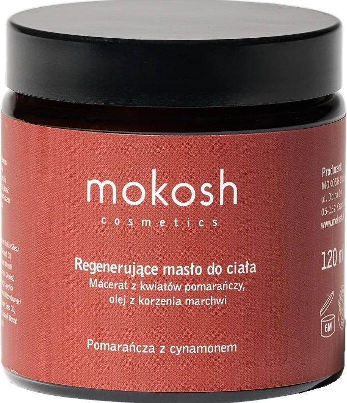 Gjalpë trupi për femra Mokosh Orange me Kanelle, 120ml