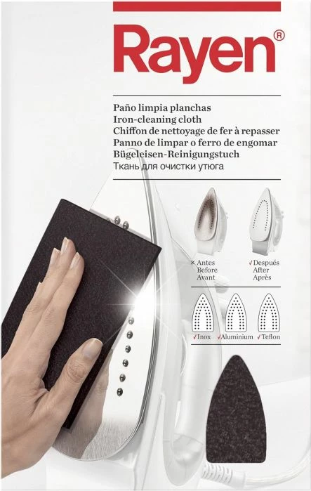Pëlhurë pastrimi për hekur Rayen 609601, pambuk i veshur, e zezë