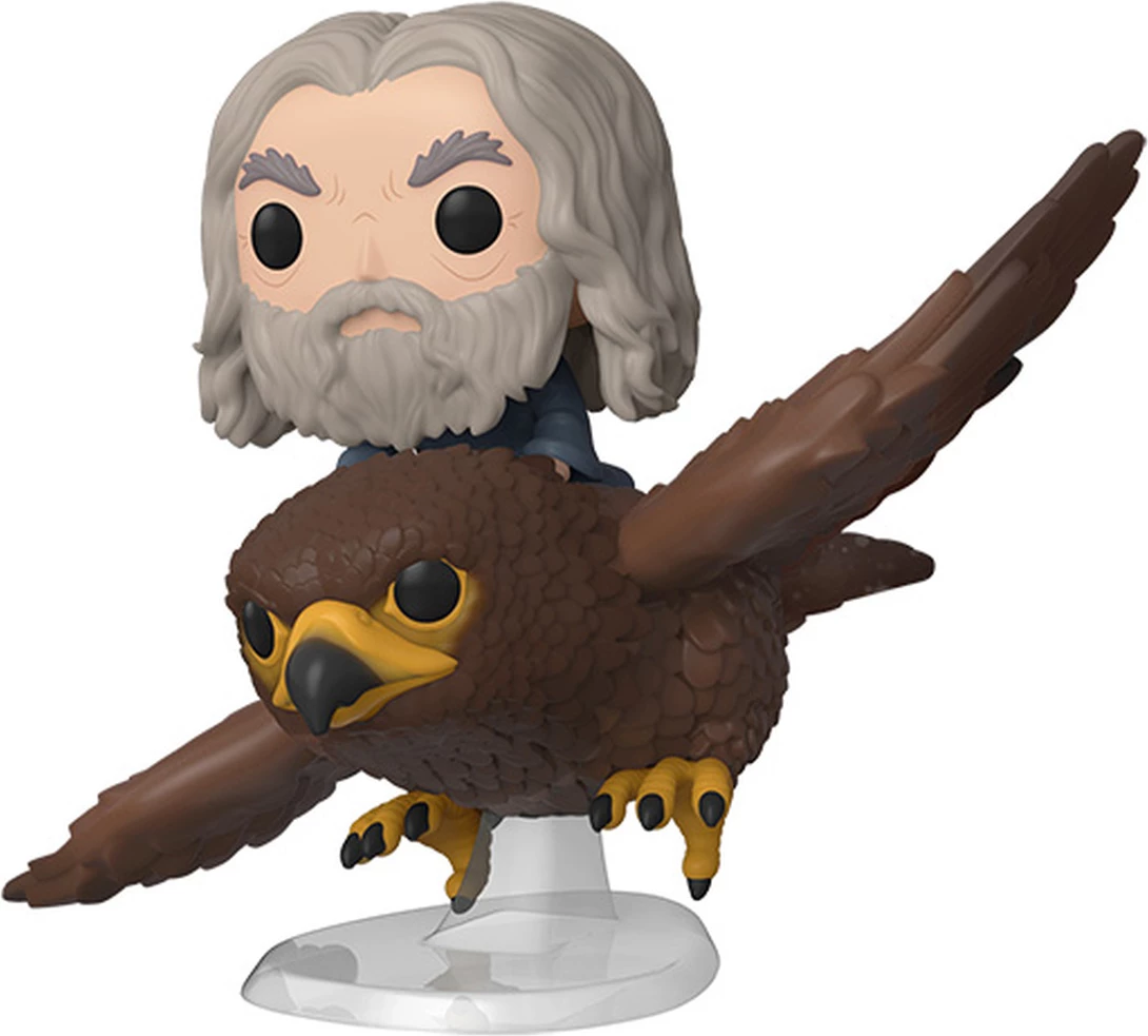 Figurinë koleksionuese Funko Pop! Rides Funko LOTR Gwaihir me Gandalf, vinyl