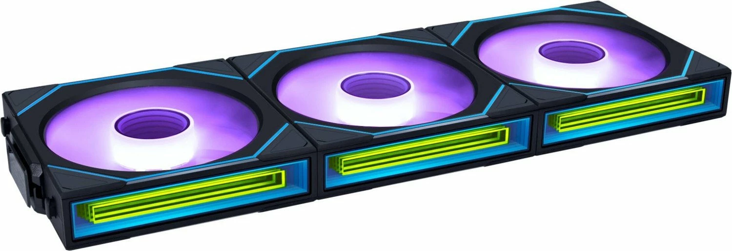 Ventilatorë PC Lian Li UNI FAN SL-INF120 ARGB Wireless Reverse Blade 120 mm 3-pack, zi