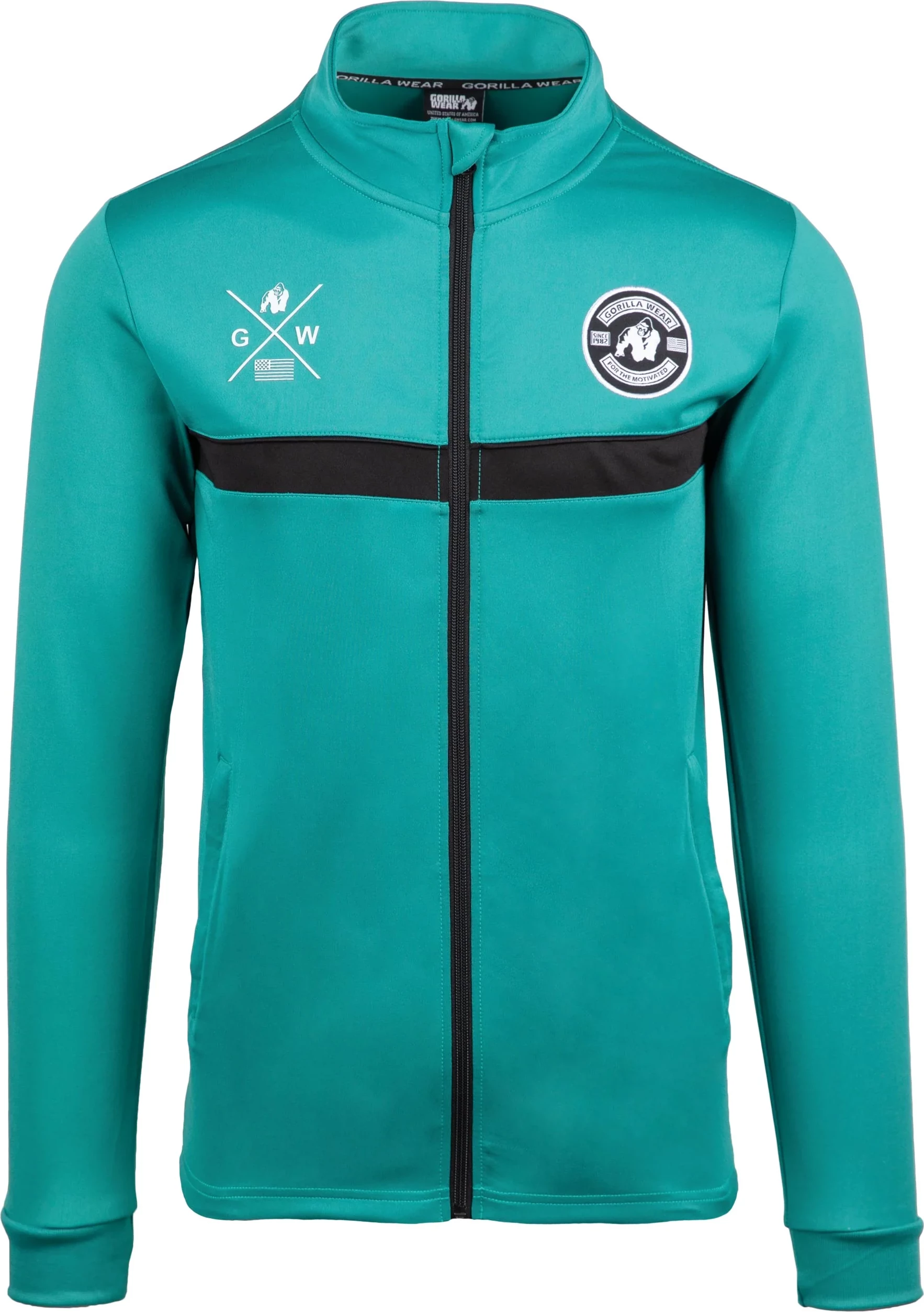 Vernon Track Jacket - Teal Green [Madhësia: XL]