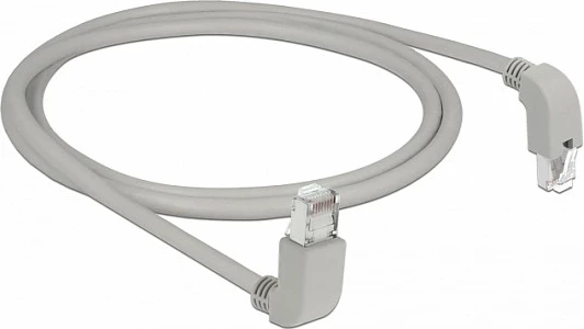 Kabllo rrjeti DeLOCK 85871, Cat6a S/FTP, 1 m, RJ-45 në RJ-45, gri