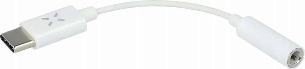 Adapter USB-C në Jack 3.5mm Fixed FIXL-CJD-WH me DAC, i bardhë