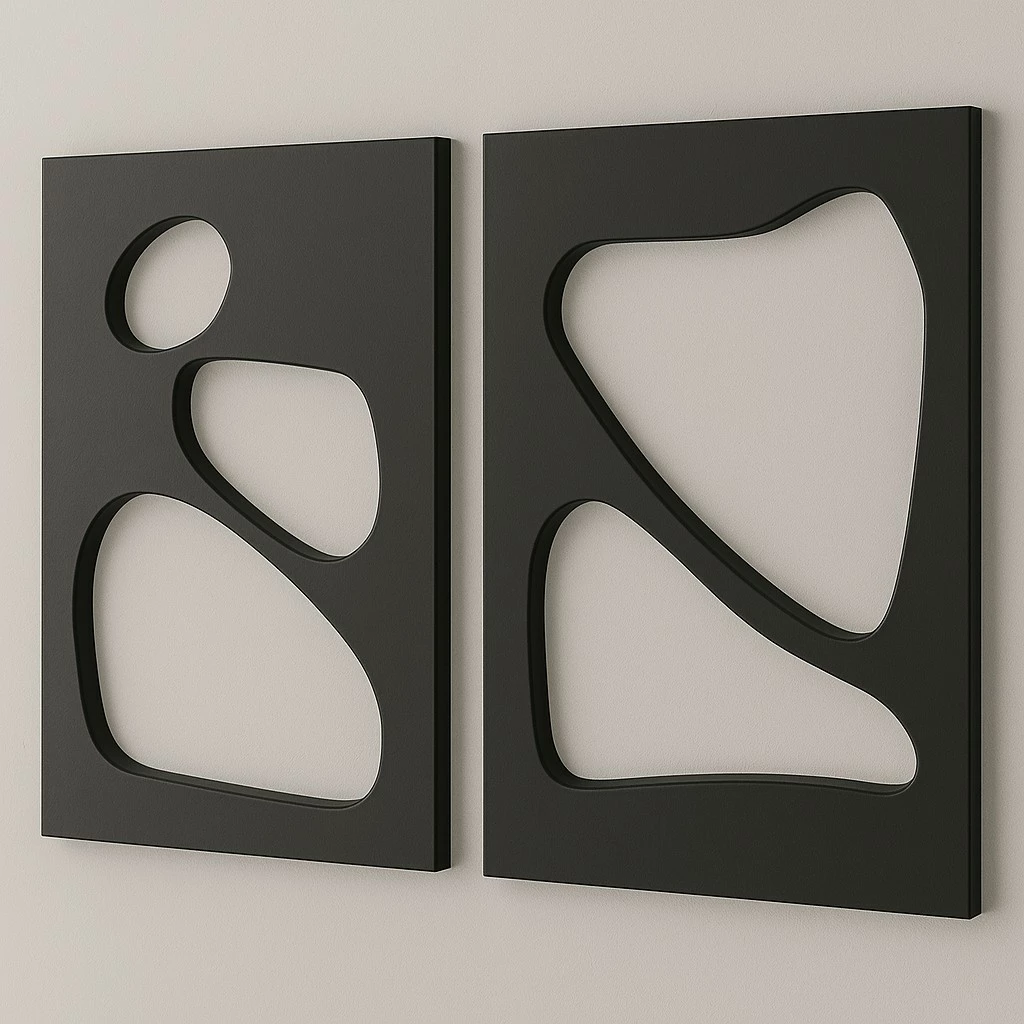Pikturë dekorative MDF (2 copë), Wallity, Hhloyma00003, 50x70 cm