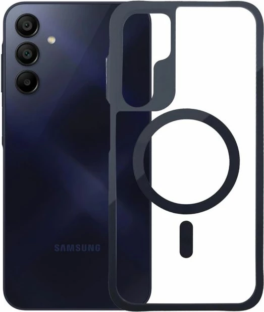 Kapak telefoni 3mk Satin Armor MagCase për Samsung Galaxy A15 5G, transparent