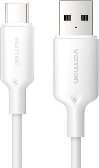 Kabllo USB 2.0 A në USB-C Vention CTQWH, 2m, Bardhë