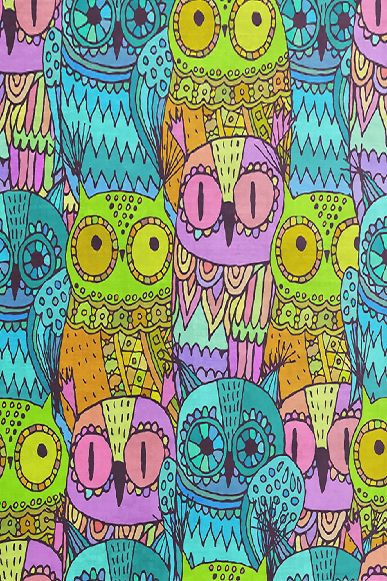 Qilim shumëngjyrësh për fëmijë, 140x220cm, Conceptum Hypnose, KHMFESTO0018KEÇE