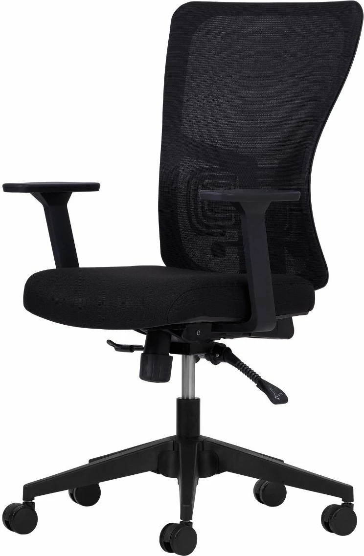 Karrige zyre ergonomike, ngjyrë e zezë, Skye Decor, 108 cm