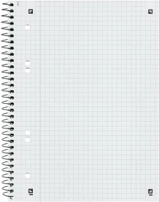 Fletore Oxford 100050393, A5, 80 fletë, 90g, katrore, kaltër