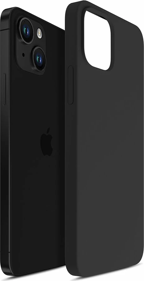 Mbështjellës silikoni për celular 3mk Protection, për iPhone 13 mini, i zi