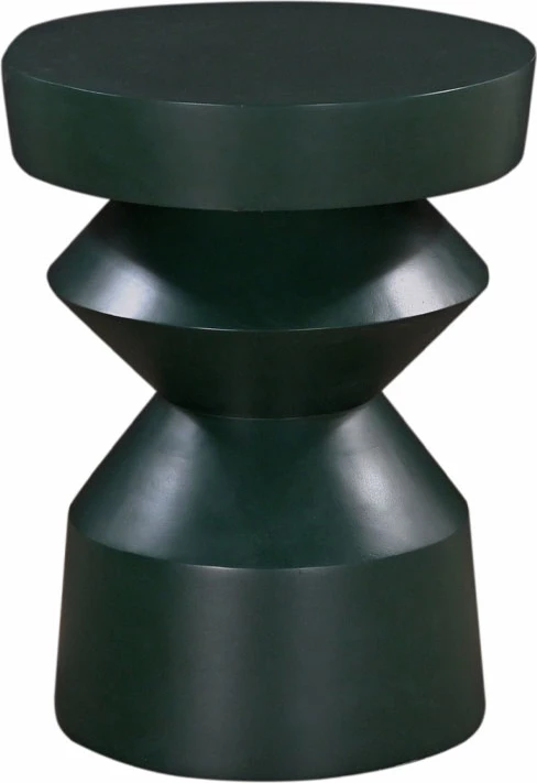 Tavolinë anësore moderne, ngjyrë e gjelbër, 48x48x62.5