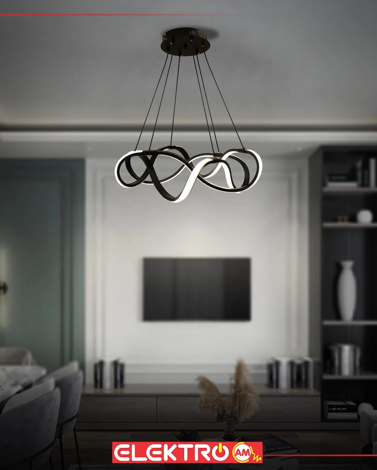 Abazhur i varur LED W08-BK