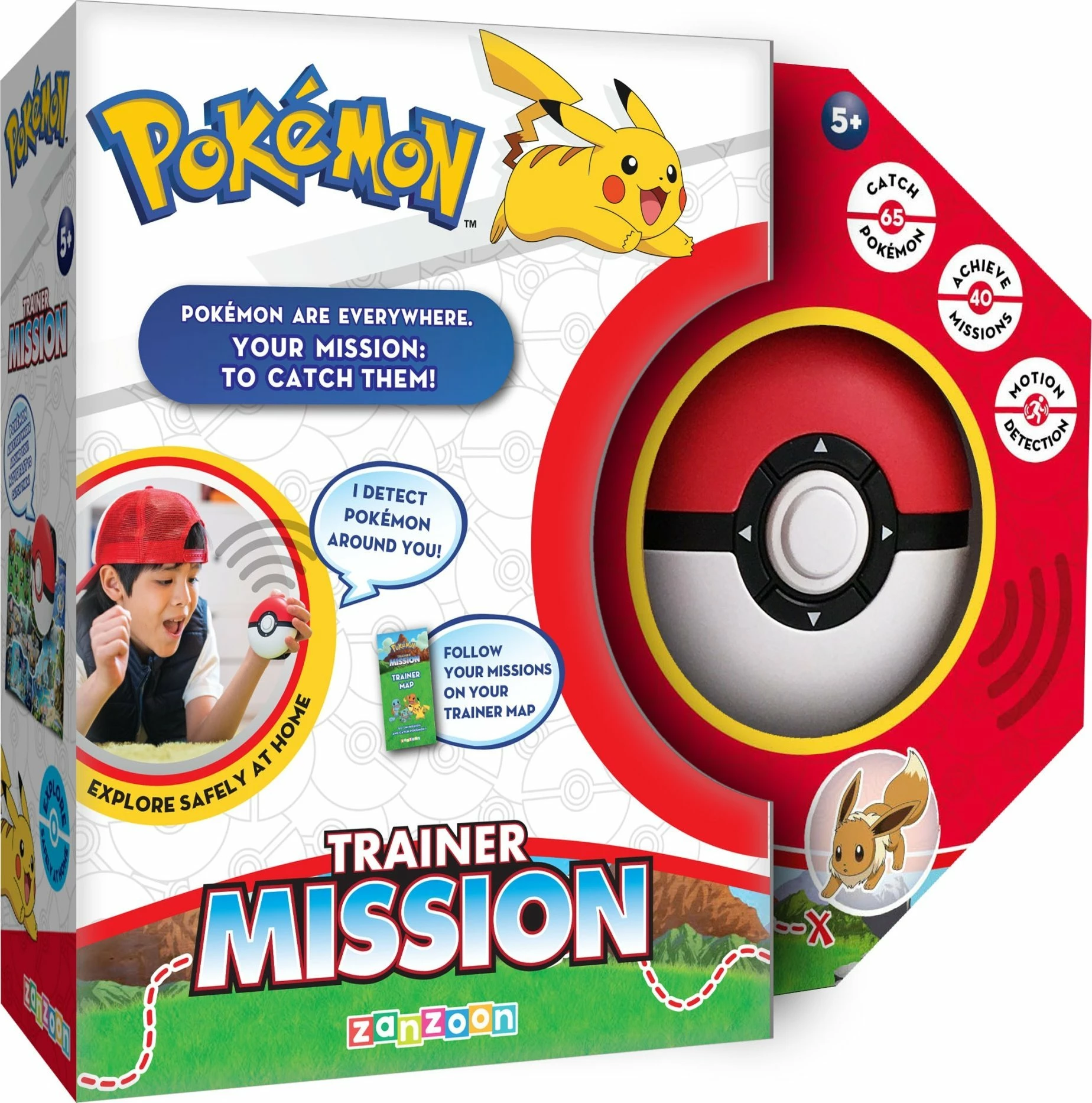Lojë interaktive, Pokemon, Trainer Mission, 1 lojtar, 5+, gjuhë polonisht