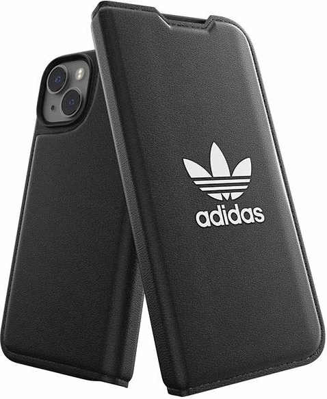 Mbështjellës Adidas OR Booklet Case Basic për iPhone 14, 6.1", i zi