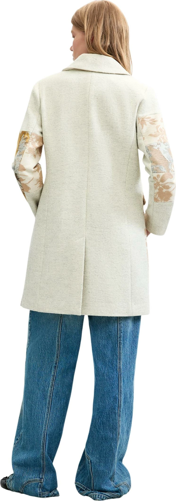 Pallto për femra Desigual COAT_JOYA 26WWEW19, e bardhë [Madhësia: XS]