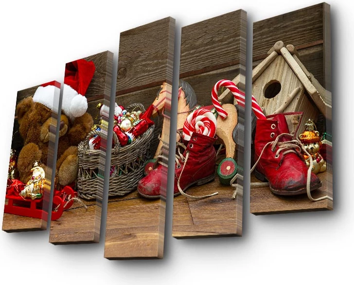 Pikturë dekorative në kanavacë (5 pjesë), Wallity, 5PATNOEL-1