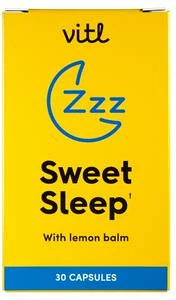 VITL Sweet Sleep Capsules x30 – Suplement Natyral për Gjumë të Qetë dhe Relaksim