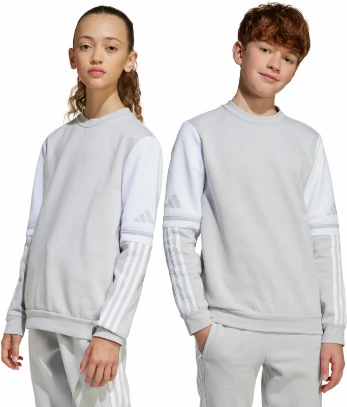 Duks për fëmijë adidas, gri [Madhësia: 128 cm]