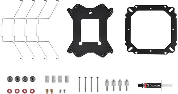 Cooler Thermaltake UX 210 ARGB, 12cm, për procesor, me drita RGB, zi/bardhë