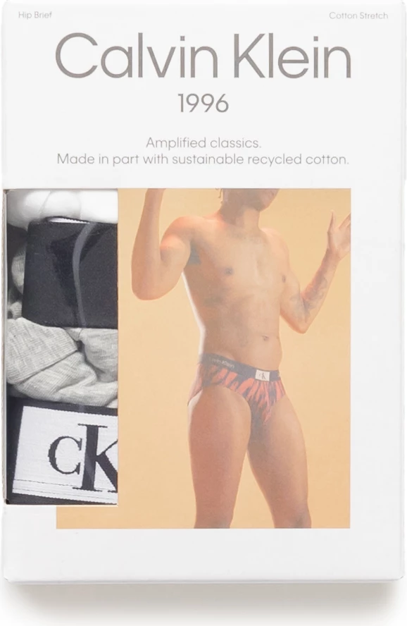 Të brendshme hip brief për meshkuj Calvin Klein Underwear 000NB3527A, të bardha [Madhësia: S]
