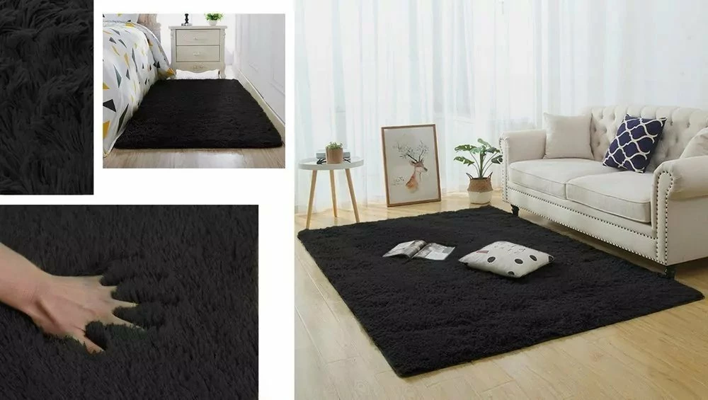 Tepih shaggy Strado Shaggy 60x90 cm, i zi