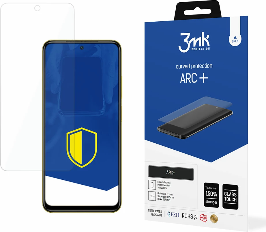 Folje mbrojtëse për ekran, 3mk Protection ARC+, për Xiaomi Poco X4 Pro 5G, transparente
