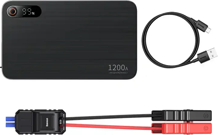 Jump starter Baseus Super Energy Pro+ 1200A, 12000 mAh, i zi