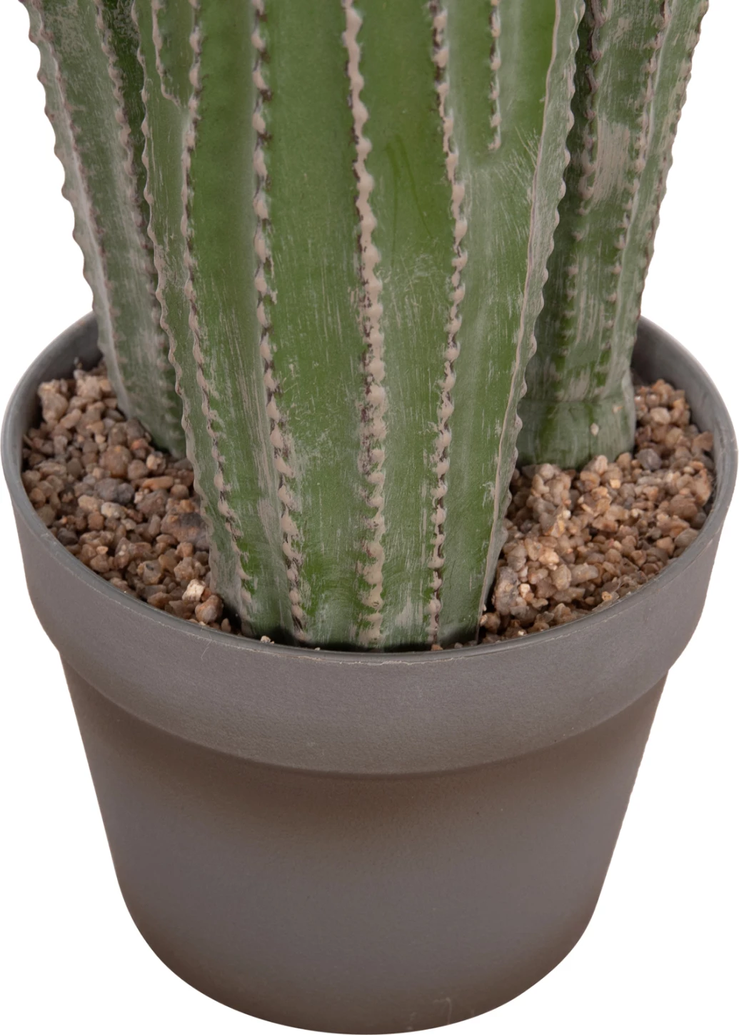 Bimë dekorative sintetike në vazo, lloj kaktusi, FH4743, 16x62cm