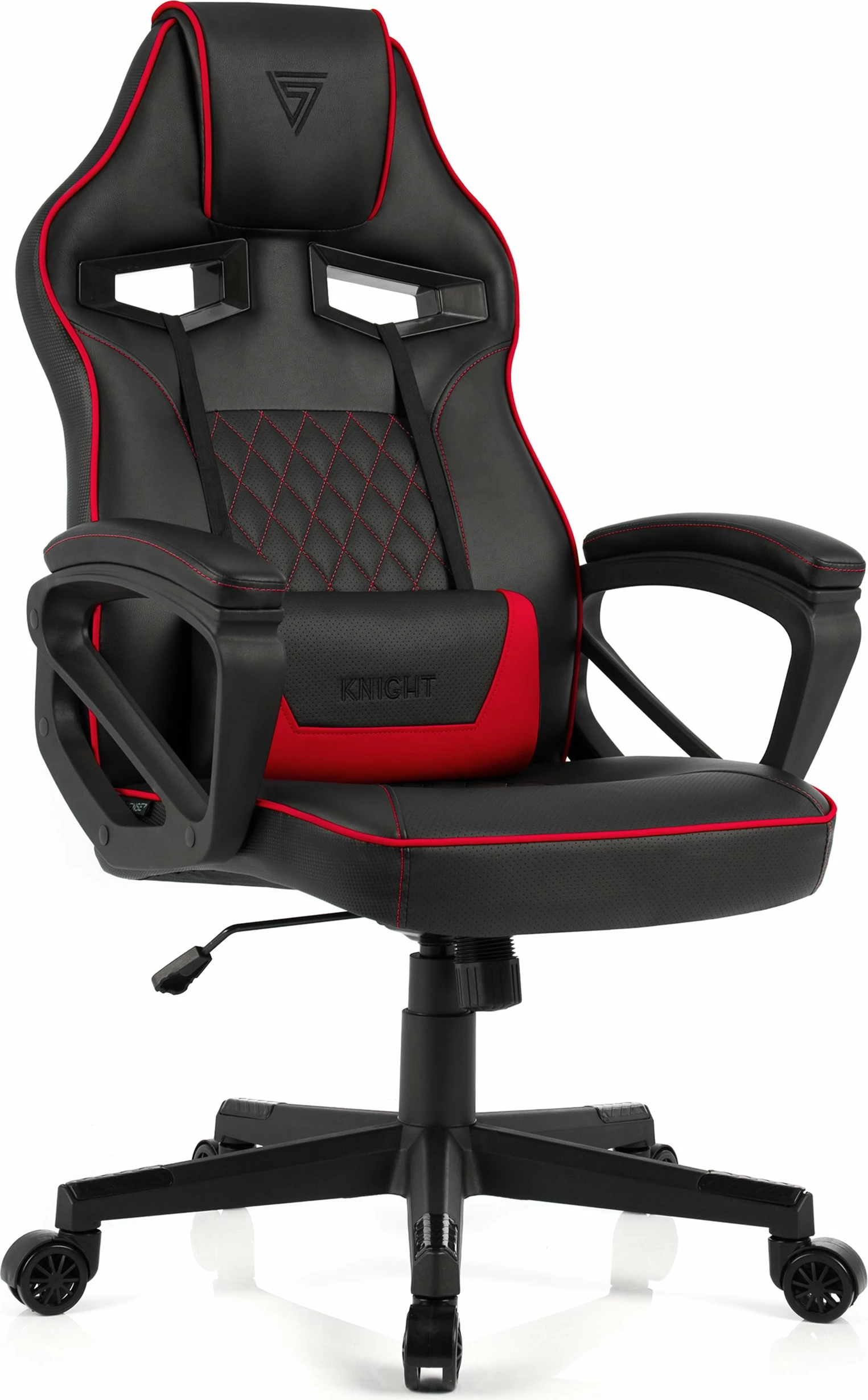 Karrige gaming SENSE7 Knight, 120 kg, lëkurë eko, e zezë/kuqe