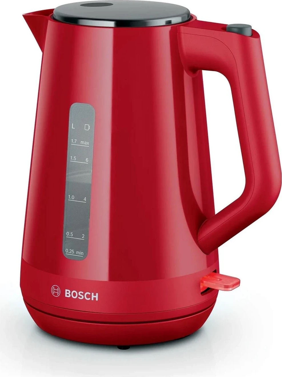Çajnik Bosch TWK1M124, 1.7L, 2400W, i kuq