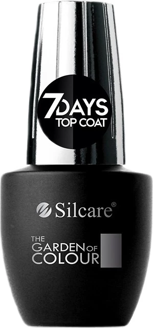Top Coat për thonj Silcare The Garden of Colour 7 Days për femra, 15ml