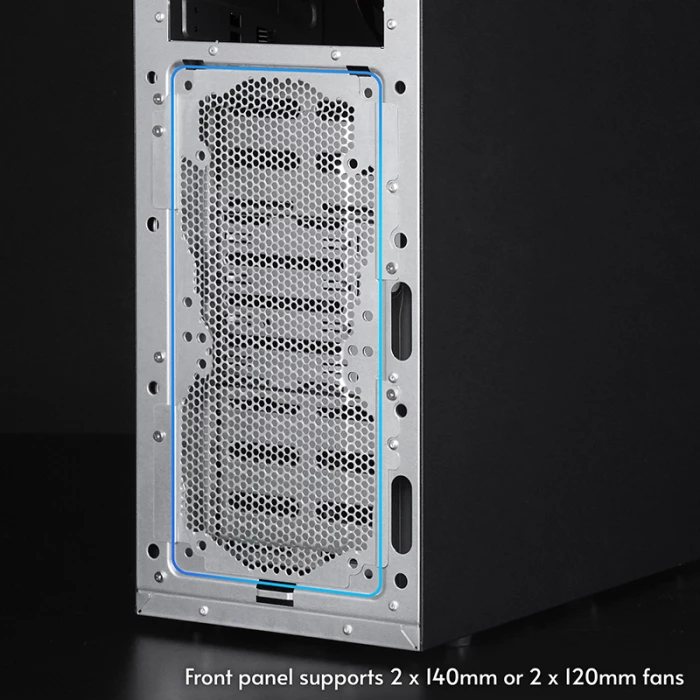 Kasë CHIEFTEC BW-01B-OP ATX/mATX/mini-ITX, USB-C, pa furnizues, e zezë