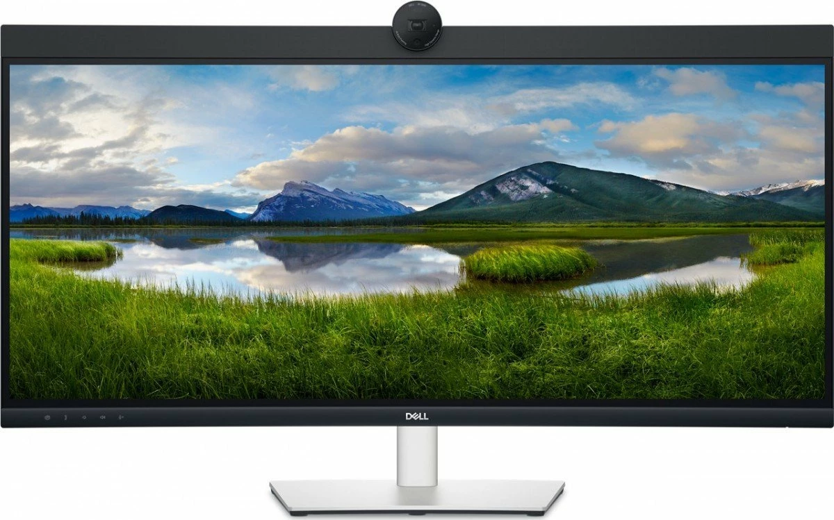 Monitor Dell P3424WEB UWQHD IPS USB-C 90W me kamerë, zi/argjend