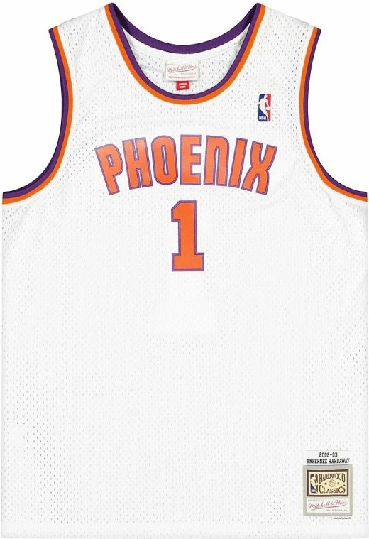 Fanellë Basketbolli Mitchell & Ness për Meshkuj, Phoenix Suns 2002, e Bardhë