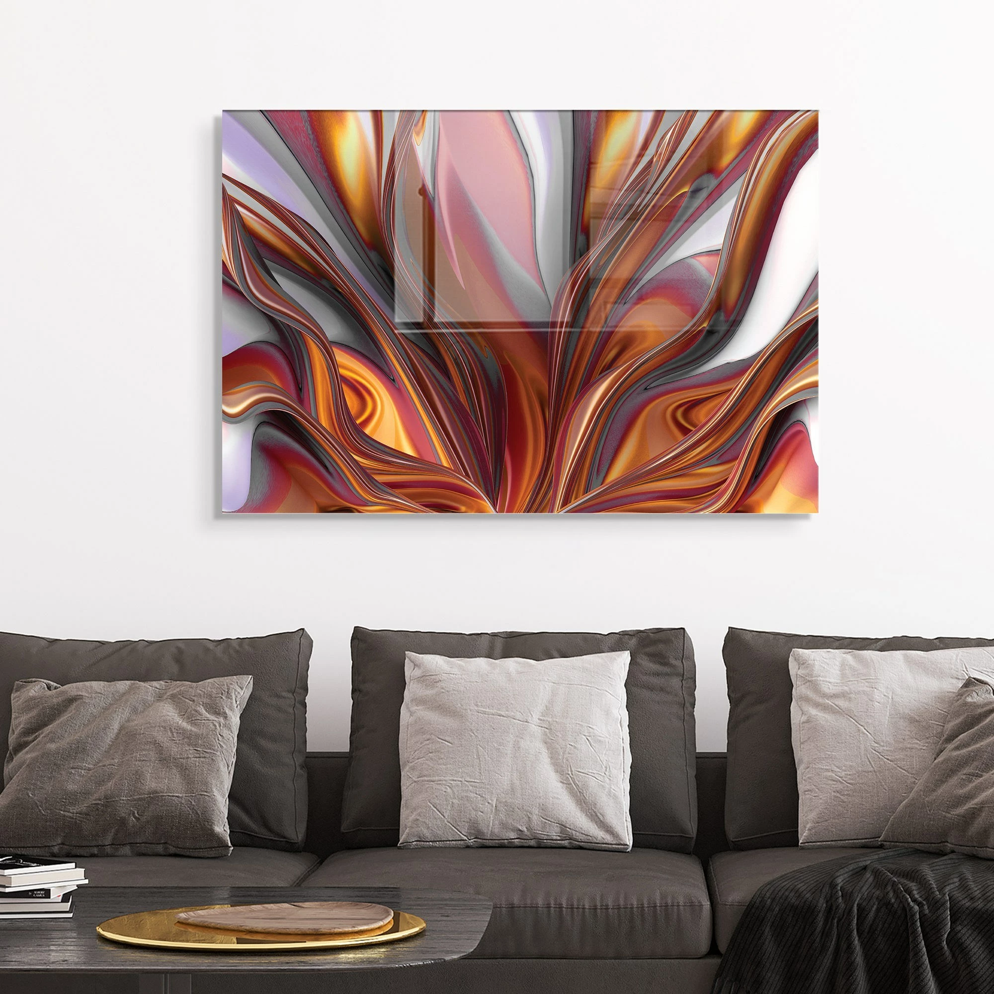 Pikturë dekorative prej xhami të temperuar, Wallity, 2055, 70x100cm