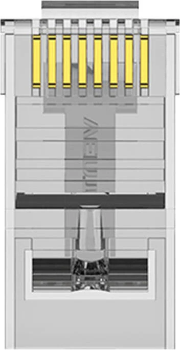 Set lidhës RJ45 CAT6 UTP Vention IDDR0-100, transparent, 100 copë