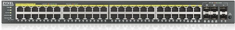 Switch Zyxel GS2220-50HP, 48+2 porta, PoE, rackmount, i zi