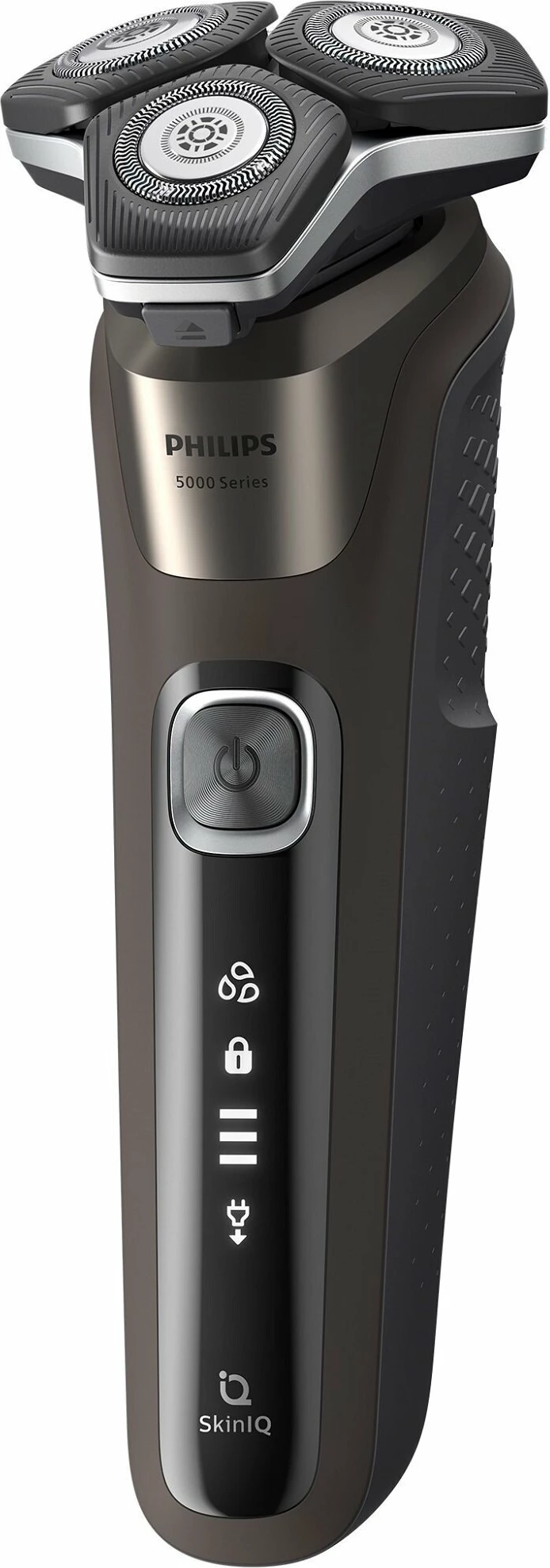 Makinë rroje Philips Series 5000 S5886/38, Wet & Dry, rrotulluese 3 koka, 60 min bateri, trimmer, docking station, kafe