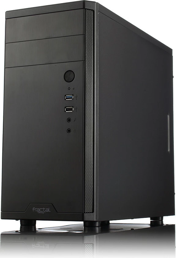 Kasë Fractal Design Core 1100, Mini Tower, micro ATX/Mini-ITX, e zezë