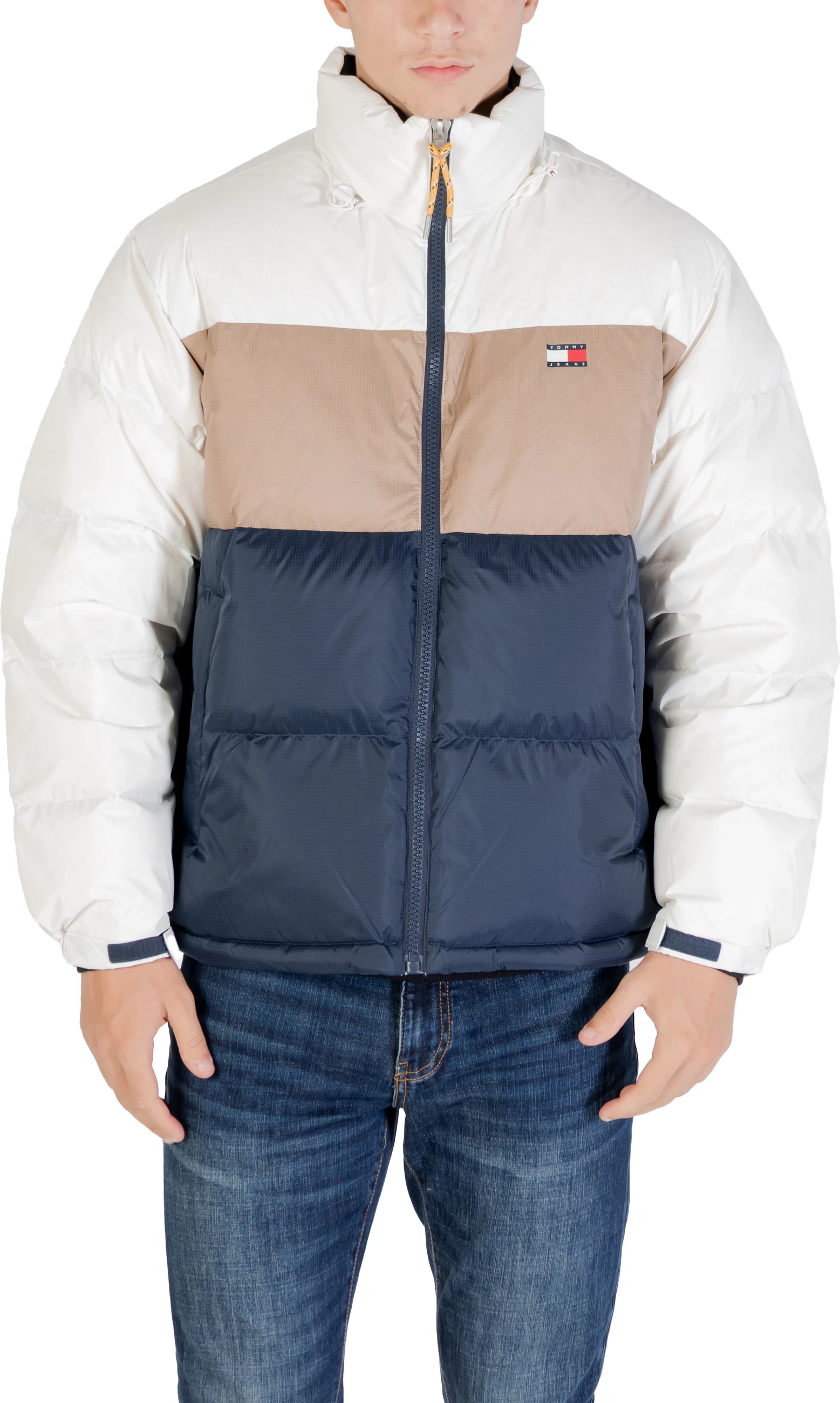Jakne për meshkuj Tommy Hilfiger Jeans TJM Alaska Down CLBK DM0DM22117, krem