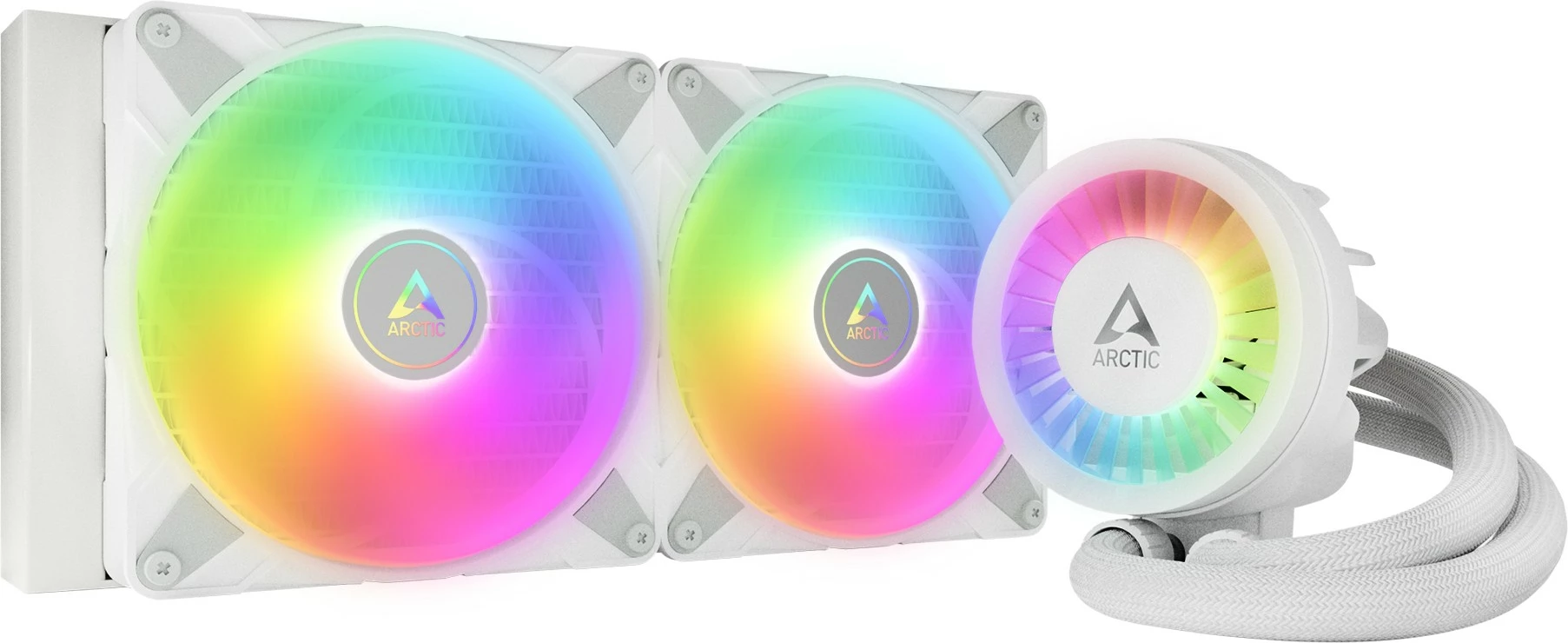 Ftohës uji ARCTIC Liquid Freezer III 280 A-RGB, 14 cm, 69.9 cfm, i bardhë