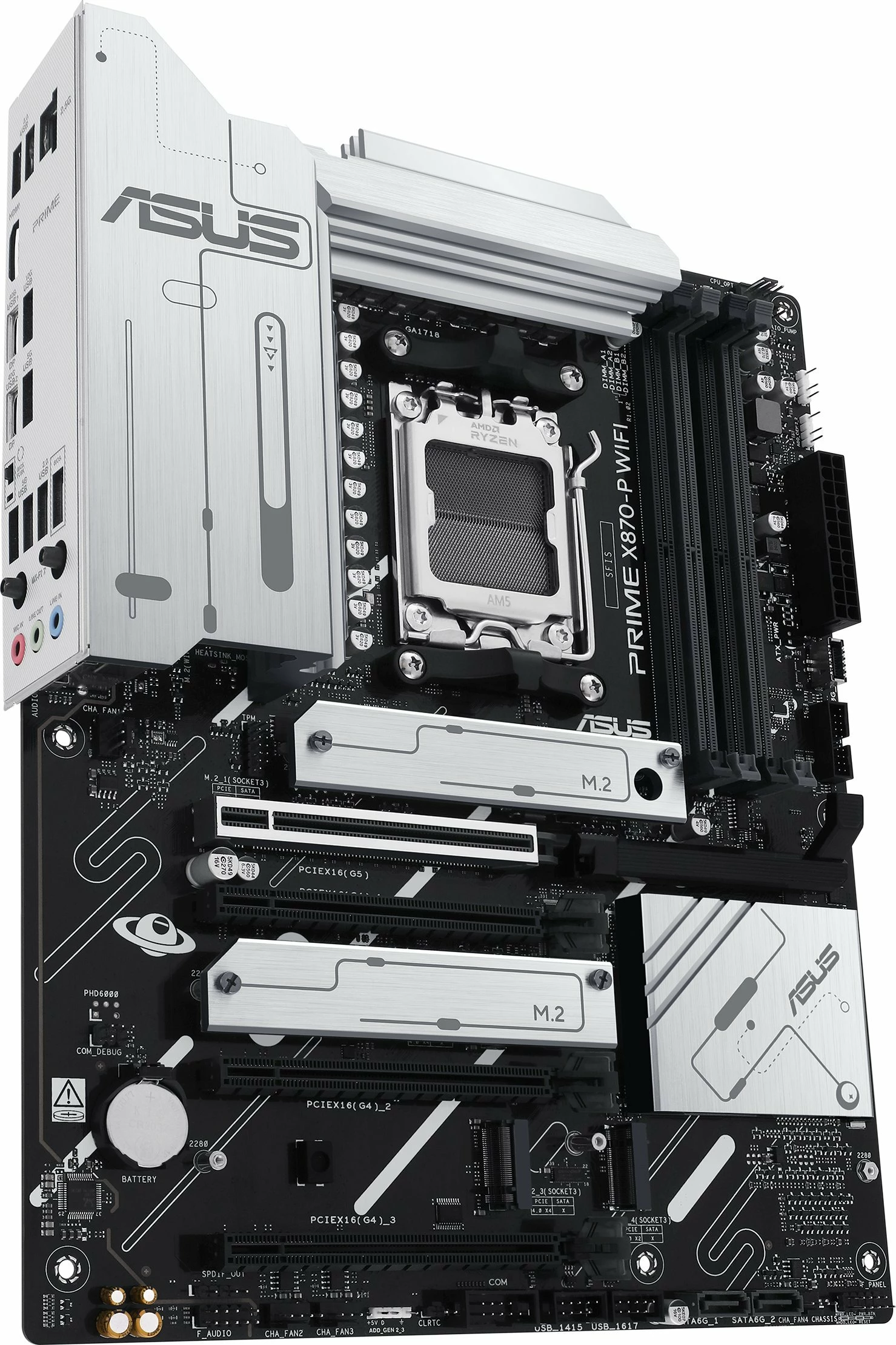Pllakë amë Asus PRIME X870-P WIFI, ATX, AM5, DDR5, Wi‑Fi 7, Bluetooth 5.4