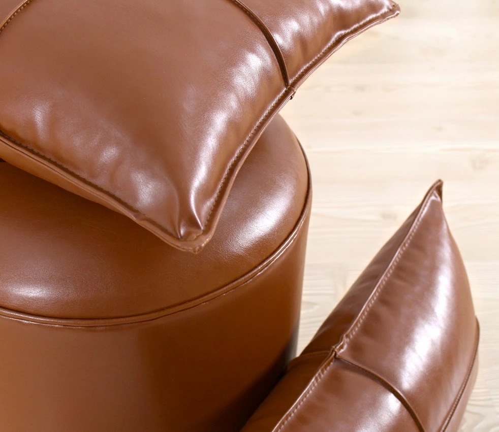 Puf Atelier del Sofa, Milotte, ngjyrë deve